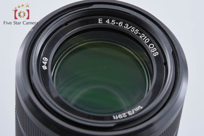 【中古】SONY ソニー E 55-210mm f/4.5-6.3 OSS SEL55210 ブラック