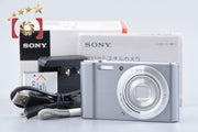 【中古】SONY ソニー Cyber-shot DSC-W810 シルバー デジタルスチルカメラ 元箱付き