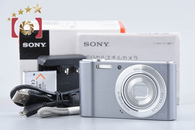 【中古】SONY ソニー Cyber-shot DSC-W810 シルバー デジタルスチルカメラ 元箱付き