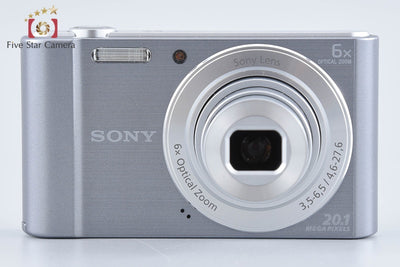 【中古】SONY ソニー Cyber-shot DSC-W810 シルバー デジタルスチルカメラ 元箱付き