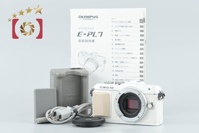 【中古】OLYMPUS オリンパス PEN Lite E-PL7 ホワイト ミラーレス一眼カメラ