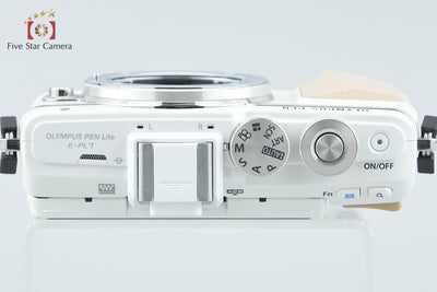 【中古】OLYMPUS オリンパス PEN Lite E-PL7 ホワイト ミラーレス一眼カメラ