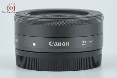 【中古】Canon キヤノン EF-M 22mm f/2 STM ブラック