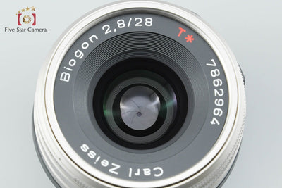 【中古】CONTAX コンタックス Carl Zeiss Biogon 28mm f/2.8 T*