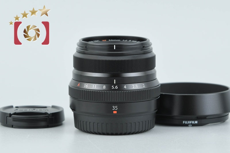 【中古】FUJIFILM 富士フイルム XF 35mm f/2 R WR ブラック