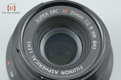 【中古】FUJIFILM 富士フイルム XF 35mm f/2 R WR ブラック