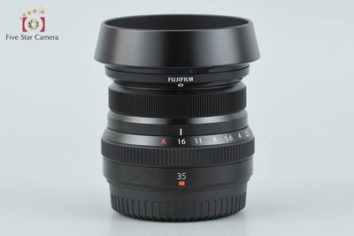【中古】FUJIFILM 富士フイルム XF 35mm f/2 R WR ブラック