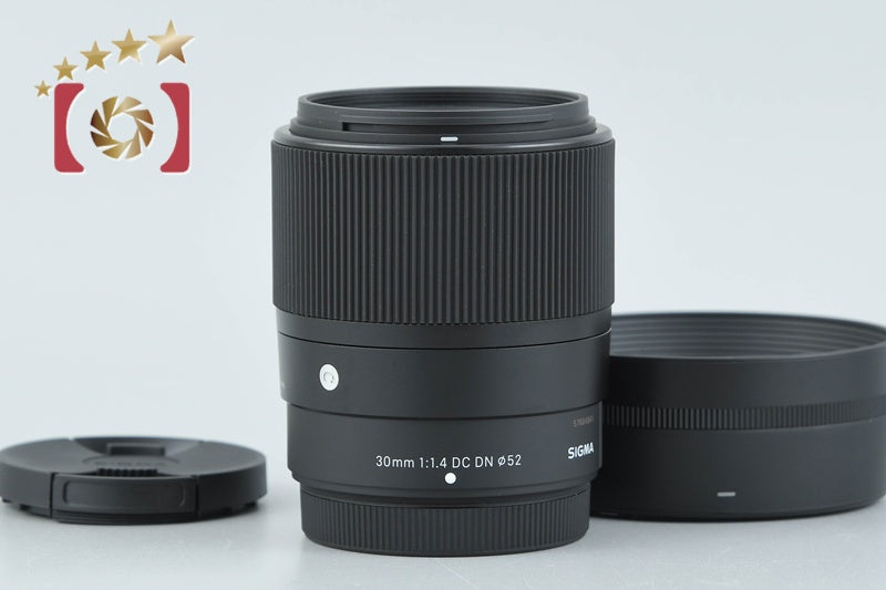 【中古】SIGMA シグマ 30mm f/1.4 DC DN Contemporary 富士フイルムXマウント用