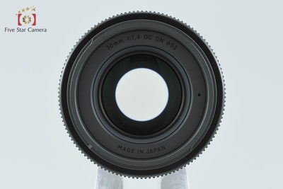 【中古】SIGMA シグマ 30mm f/1.4 DC DN Contemporary 富士フイルムXマウント用