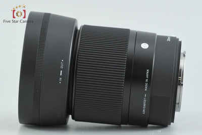 【中古】SIGMA シグマ 30mm f/1.4 DC DN Contemporary 富士フイルムXマウント用