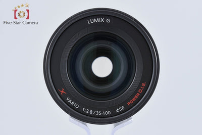【中古】Panasonic パナソニック LUMIX G VARIO 35-100mm f/2.8 POWER O.I.S. H-HS35100