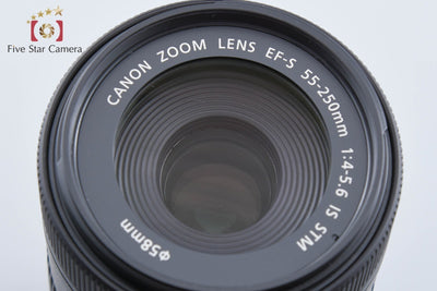 【中古】Canon キヤノン EF-S 55-250mm f/4-5.6 IS STM