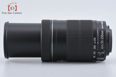 【中古】Canon キヤノン EF-S 55-250mm f/4-5.6 IS STM
