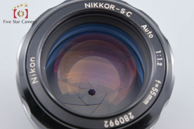 【中古】Nikon ニコン NIKKOR-S.C Auto 55mm f/1.2