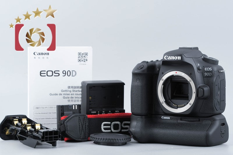 【中古】Canon キヤノン EOS 90D + BG-E14 バッテリーグリップ