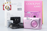 【中古】Nikon ニコン COOLPIX A300 ピンク コンパクトデジタルカメラ 元箱付き