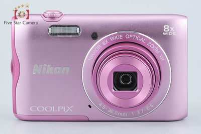 【中古】Nikon ニコン COOLPIX A300 ピンク コンパクトデジタルカメラ 元箱付き