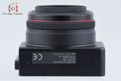 【中古】RICOH リコー GR LENS A12 28mm f/2.5 GXR用 シャッター回数僅少