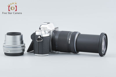 【中古】OLYMPUS オリンパス OM-D E-M10 Mark III EZ ダブルズームキット シルバー シャッター回数僅少