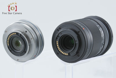 【中古】OLYMPUS オリンパス OM-D E-M10 Mark III EZ ダブルズームキット シルバー シャッター回数僅少