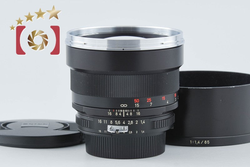 【中古】Carl Zeiss カールツァイス Planar 85mm f/1.4 ZF T* ニコン用