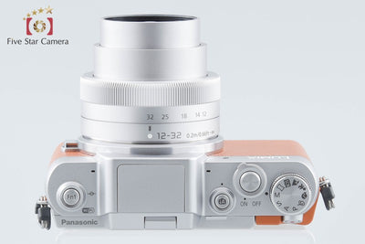 【中古】Panasonic パナソニック LUMIX DMC-GF7 ブラウン + G VARIO 12-32mm f/3.5-5.6 ASPH. MEGA O.I.S. H-FS12032 シャッター回数僅少
