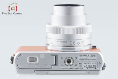 【中古】Panasonic パナソニック LUMIX DMC-GF7 ブラウン + G VARIO 12-32mm f/3.5-5.6 ASPH. MEGA O.I.S. H-FS12032 シャッター回数僅少