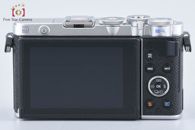 【中古】OLYMPUS オリンパス PEN E-P7 EZ ダブルズームキット シルバー シャッター回数僅少 元箱付き