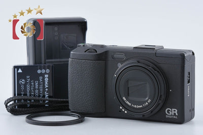【中古】RICOH リコー GR DIGITAL IV ブラック コンパクトデジタルカメラ シャッター回数僅少