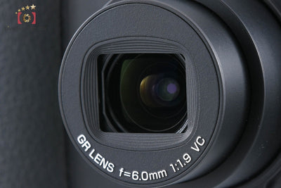 【中古】RICOH リコー GR DIGITAL IV ブラック コンパクトデジタルカメラ シャッター回数僅少