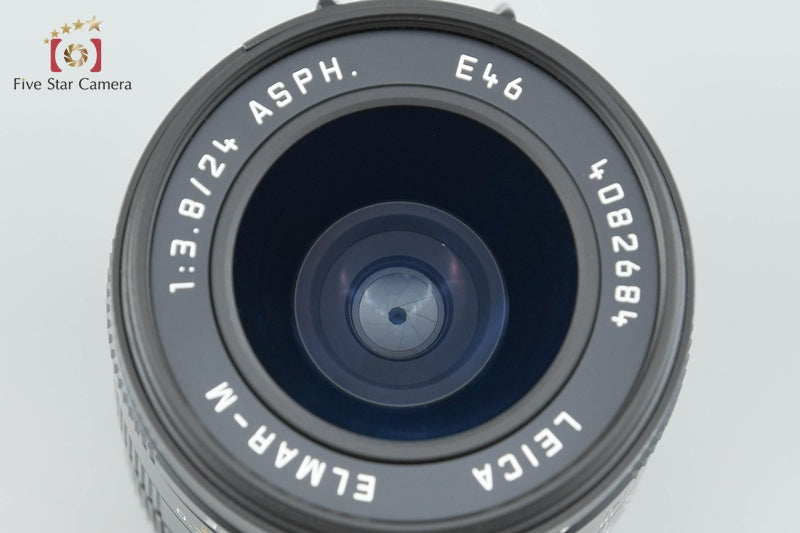 【中古】Leica ライカ ELMAR-M 24mm f/3.8 ASPH. E46 11648 6-Bit ブラック - 2枚目