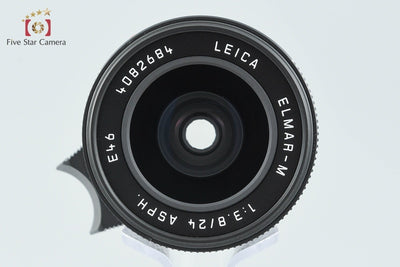 【中古】Leica ライカ ELMAR-M 24mm f/3.8 ASPH. E46 11648 6-Bit ブラック - 5枚目