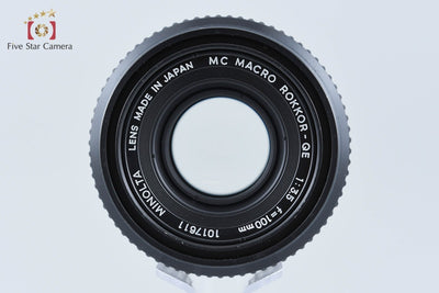 【中古】MINOLTA ミノルタ MC MACRO ROKKOR-QE 100mm f/3.5
