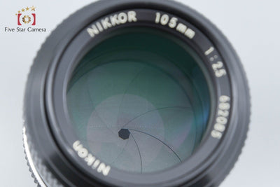 【中古】Nikon ニコン New NIKKOR 105mm f/2.5 Ai改