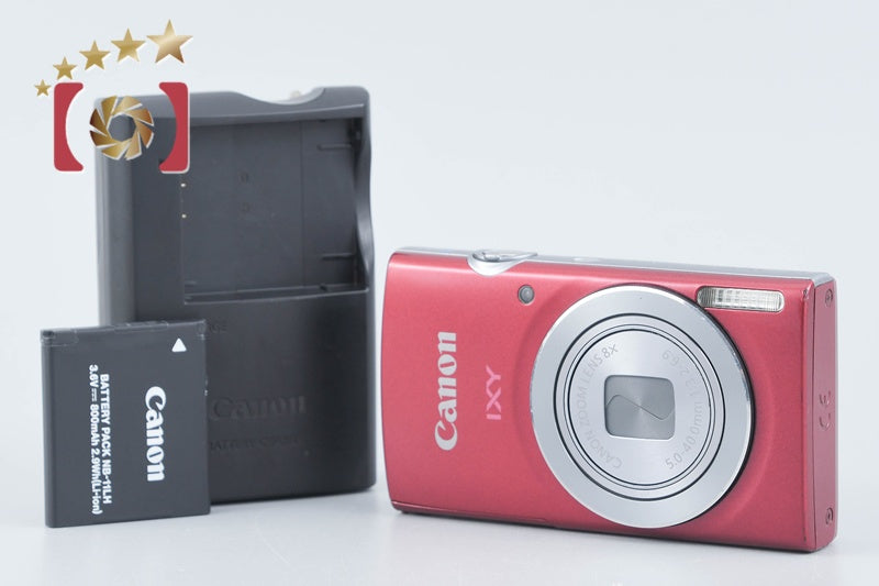 【中古】Canon キヤノン IXY 120 レッド コンパクトデジタルカメラ