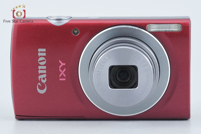 【中古】Canon キヤノン IXY 120 レッド コンパクトデジタルカメラ