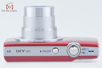 【中古】Canon キヤノン IXY 120 レッド コンパクトデジタルカメラ