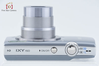【中古】Canon キヤノン IXY 160 シルバー コンパクトデジタルカメラ