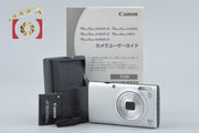 【中古】Canon キヤノン PowerShot A2400 IS シルバー コンパクトデジタルカメラ