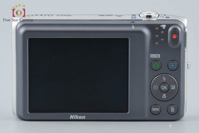 【中古】Nikon ニコン COOLPIX S3500 クリスタルシルバー コンパクトデジタルカメラ