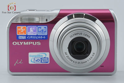 【中古】OLYMPUS オリンパス μ-5000 ピンク コンパクトデジタルカメラ