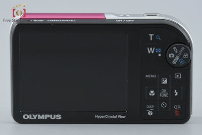 【中古】OLYMPUS オリンパス μ-5000 ピンク コンパクトデジタルカメラ