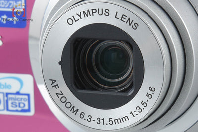 【中古】OLYMPUS オリンパス μ-5000 ピンク コンパクトデジタルカメラ