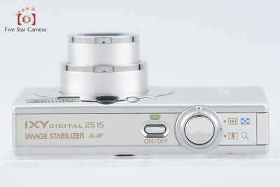 【中古】Canon キヤノン IXY DIGITAL 25 IS シルバー コンパクトデジタルカメラ