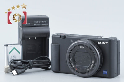 【中古】SONY ソニー VLOGCAM ZV-1 ブラック コンパクトデジタルカメラ 多言語対応
