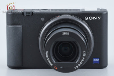 【中古】SONY ソニー VLOGCAM ZV-1 ブラック コンパクトデジタルカメラ 多言語対応