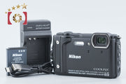 【中古】Nikon ニコン COOLPIX W300 ブラック コンパクトデジタルカメラ