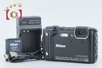 【中古】Nikon ニコン COOLPIX W300 ブラック コンパクトデジタルカメラ