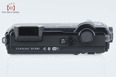 【中古】Nikon ニコン COOLPIX W300 ブラック コンパクトデジタルカメラ