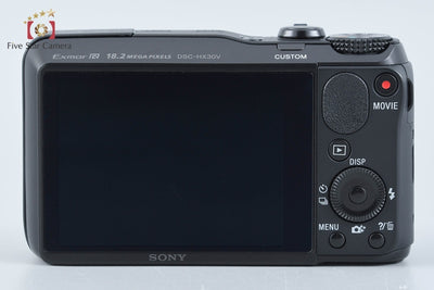 【中古】SONY ソニー Cyber-shot DSC-HX30V ブラック コンパクトデジタルカメラ 元箱付き